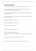 ENDOCRINE WORKSHEET