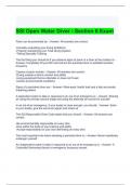 SSI Open Water Diver - Section 6 Exam 2024 Questions and Answers