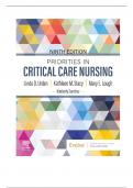 TEST BANK FOR PRIORITIES IN CRITICAL CARE NURSING, 9TH EDITION, LINDA D. URDEN, KATHLEEN M. STACY, MARY E. LOUGH
