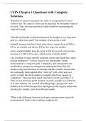 CFIN Chapter 1 Questions with Complete Solutions