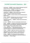 VA DPOR Tattooing&sol;PCT Regulations  2024