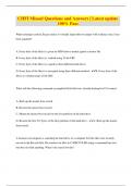 CHFI Missed Questions and Answers &vert; Latest update 100&percnt; Pass
