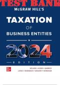 TEST BANK for McGraw-Hill's Taxation of Business Entities 2024 Edition, 15th Edition by Brian Spilker, Benjamin Ayers, John Robinson, Edmund Outslay, Ronald Worsham, John Barrick and Connie Weaver. (GET THE DOWNLOAD LINK)