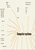 Computer Systems Mindmaps - summary and fill in the blanks 