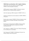 NR 546 : - Chamberlain College of Nursing NR546 final exam Questions with Complete Solutions