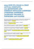 2024 NEW FF1 EXAM &num;1 PREP ACTUAL COMPLETE 100&plus;QUESTIONS AND CORRECT DETAILED ANSWERS &lpar;VERIFIED ANSWERS&rpar; &vert;ALREADY GRADED A&plus; TOPSCORE 100&percnt; RATED 
