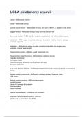 UCLA phlebotomy exam 3 &lpar;100&percnt; guaranteed pass&rpar;  2024&sol;2025 