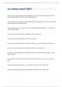 Notary Exam 2021 Complete Test 2024 Updated&period;
