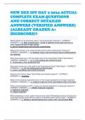 NEW DEX IOT DAY 2 2024 ACTUAL COMPLETE EXAM QUESTIONS AND CORRECT DETAILED ANSWERS &lpar;VERIFIED ANSWERS&rpar; &vert;ALREADY GRADED A&plus; HIGHSCORE&excl;&excl;&excl;