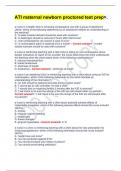 ATI maternal newborn proctored test prep>&period;