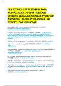 DEX IOT DAY 5 TEST NEWEST 2024 ACTUAL EXAM 70 QUESTIONS AND CORRECT DETAILED ANSWERS &lpar;VERIFIED ANSWERS&rpar; &vert;ALREADY GRADED A&plus; BY EXPERT 100&percnt; HIGHSCORE