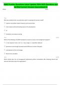 RIMS Practice Questions Latest Update 2024-2025 Questions and Verified Correct Answers Guaranteed A&plus;