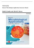 Test Bank - Benson's Microbiological Applications Laboratory Manual, 15th Edition (Smith, 2022), Part 1-14 | All Chapters