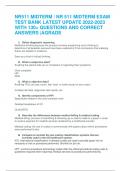 NR511 MIDTERM &sol; NR 511 MIDTERM EXAM  TEST BANK LATEST UPDATE 2022-2023 WITH  130&plus; QUESTIONS AND CORRECT ANSWERS  &vert;AGRADE