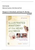 Test Bank - Illustrated Anatomy of the Head and Neck, 6th Edition (Fehrenbach, 2021), Chapter 1-12 | All Chapters