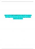 AQA GCSE MATHEMATICS 8300- 3F Foundation Tier Paper 3 Calculator Question Paper And Mark scheme June 2022.