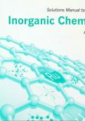Solutions Manual to Accompany Inorganic Chemistry
