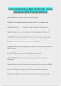 Current Electricity Key Predicted Exam  Questions And Correct Answers
