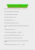 Glycolysis Top Compulsory Exam  Questions And Correct Answers
