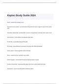 Kaplan Study Guide 2024