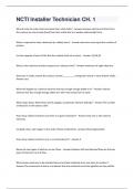 NCTI EXAM PACKAGE DEAL WITH COMPLETE SOLUTIONS&period;