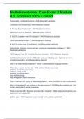 Multidimensional Care Exam 2 Module 4&comma;5&comma; 6 Solved 100&percnt; Correct
