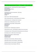 Multidimensional Care 1 Exam 3 Graded A&plus;