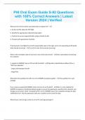 PHI Oral Exam Guide S-92 Questions with 100&percnt; Correct Answers &vert; Latest Version 2024 &vert; Verified