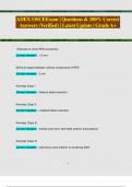 ADEX OSCEExam &vert; Questions & 100&percnt; Correct  Answers &lpar;Verified&rpar; &vert; Latest Update &vert; GradeA&plus;