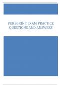 Peregrine Exam Practice Questions and Answers 2024