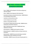 NSG 2421 - Exam 1 With Complete Solution