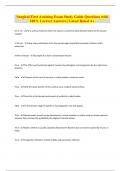 Surgical First Assisting Exam Study Guide Questions with 100&percnt; Correct Answers &vert; Latest Rated A&plus;