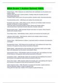 MSA Exam 1 Action Solved 100&percnt;