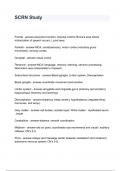 SCRN Study questions and correct detailed answers &vert;already graded a&plus;