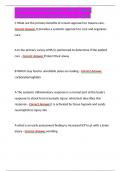 TNCC Final Exam Questions with Certified Solutions Guaranteed Success A&plus; Graded  