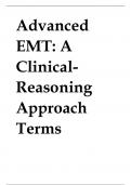 Advanced  EMT: A  ClinicalReasoning  Approach  Terms