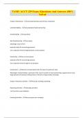 TAMU ACCT 229 Exam 1Questions And Answers 100&percnt; Solved