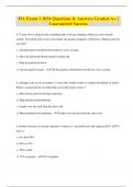 HA Exam 1 2024 Questions & Answers Graded A+ | Guaranteed Success