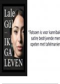 Lale Gül: Ik ga leven moderne literatuur presentatie 6 vwo Nederlands