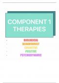 Eduqas Component 1 Therapies