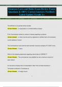 Tennessee Laws and Rules Exam Review Exam &vert;  Questions & 100&percnt; Correct Answers &lpar;Verified&rpar; &vert;  Latest Update &vert; GradeA&plus;