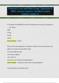 Tennessee Laws and Rules Exam &vert; Questions &  100&percnt; Correct Answers &lpar;Verified&rpar; &vert; Latest  Update &vert; GradeA&plus;