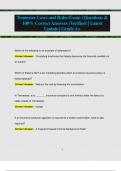 Tennessee Laws and Rules Exam &vert; Questions &  100&percnt; Correct Answers &lpar;Verified&rpar; &vert; Latest  Update &vert; GradeA&plus;
