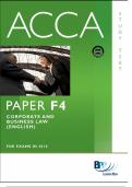 ACCA F4 - Corporate and Business law (Eng) 