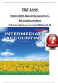 TEST BANK & SOLUTION MANUAL For Intermediate Accounting (Volume 2), 8th Canadian Edition By Thomas H. Beechy, Joan E. Conrod, Verified Chapters 12 - 22, Complete Newest Version