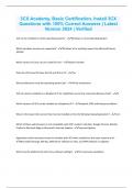 3CX Academy&comma; Basic Certification&comma; Install 3CX Questions with 100&percnt; Correct Answers &vert; Latest Version 2024 &vert; Verified