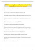 TDLR Cosmetology Rules and Regulations Practice Test Completed&vert; 100&percnt; Satisfaction Guarantee