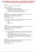 Test Bank for Social Problems in a Diverse Society 7th Edition &lpar;Global Edition&rpar; By Diana Kendall &lpar;All Chapters&comma; 100&percnt; Original Verified&comma; A&plus; Grade&rpar;