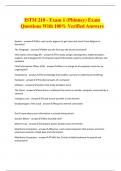 ISTM 210 - Exam 1 (Phinney) Exam Questions With 100% Verified Answers
