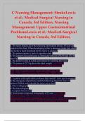 C Nursing Management C Nursing Management StrokeLewis et al Medical-Surgical Nursing in Canada,
